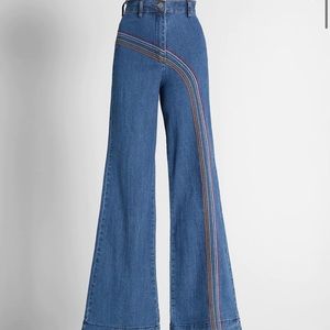 Rainbow With Me Wide-Leg Jeans from ModCloth